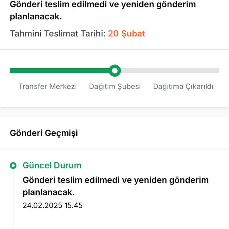 Kargom 8 Gündür Teslim Edilmedi