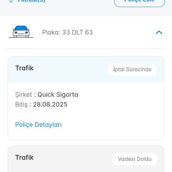 Sigortam.net Trafik Poliçesi İptalinde Yaşanan Gecikme Sorunu