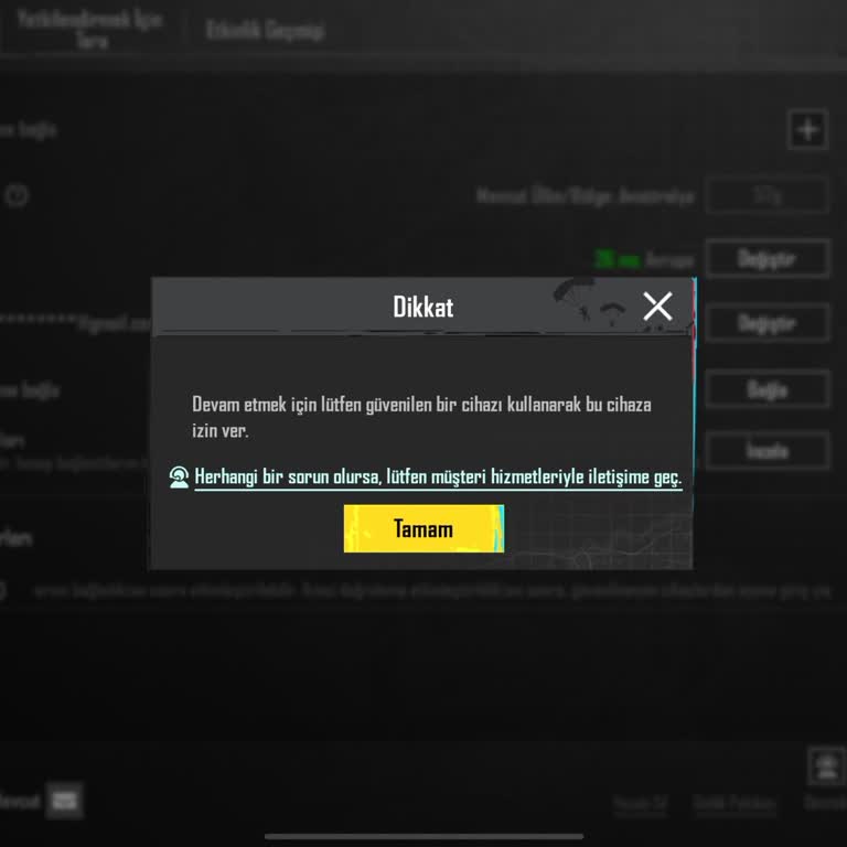 PUBG Hesabına Bağ Ekleyememe Sorunu