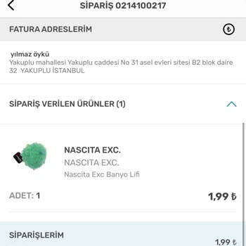 Teslimat Sorunu Ve Eksik Ürünler