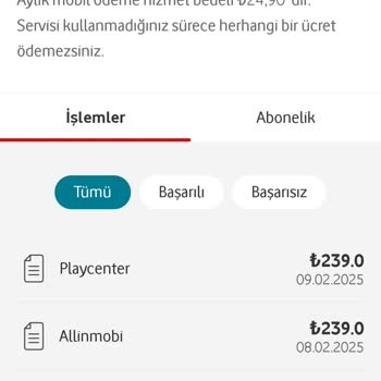 Vodafone İzinsiz Üyelik ve 980 TL'lik Şok Fatura