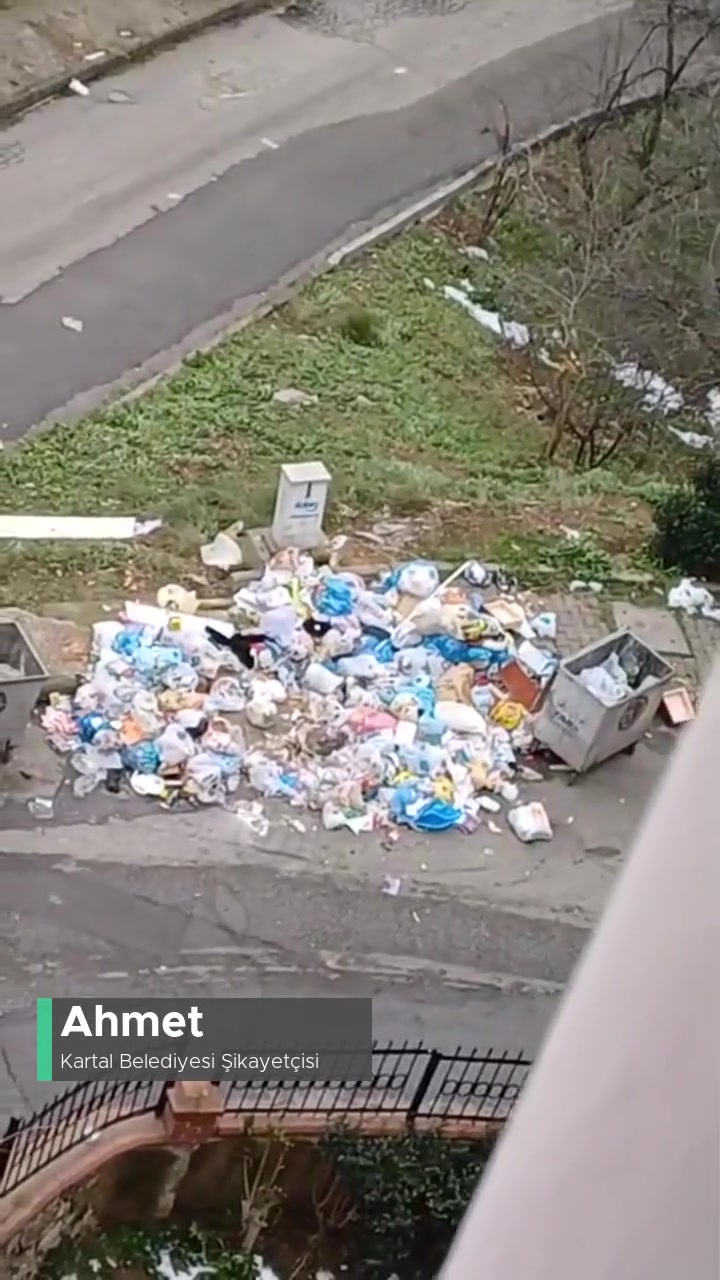 Kartal Belediyesi Kartal Uğur Mumcu Mah Çöp İçinde videonun kapak resmi