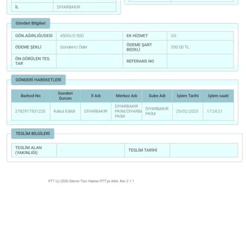 PTT Kargo Adına Gelen Sahte E-postalarla Mağduriyet