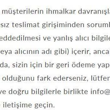 Yanlış Adrese Gönderilen Kargo Ve İlgisiz Müşteri Hizmetleri