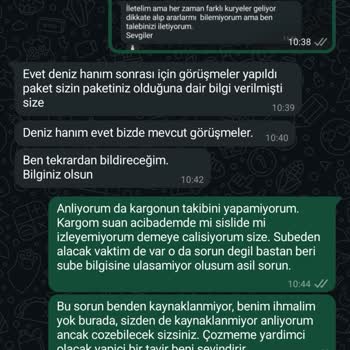 Yanlış Adrese Gönderilen Kargo Ve İlgisiz Müşteri Hizmetleri
