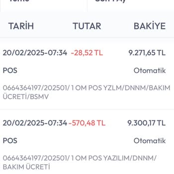 İş Bankası Haksız Pos Bakım Ücreti Kesintisi