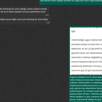 Yenilenmiş Cihazda Hayal Kırıklığı Ve Müşteri Hizmetleri Sorunu