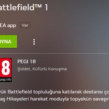 Geforce Now Üyeliği İle Battlefield 1 Hatası