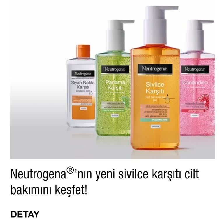 Neutrogena Ciltte Sorun Yaratan Ürün