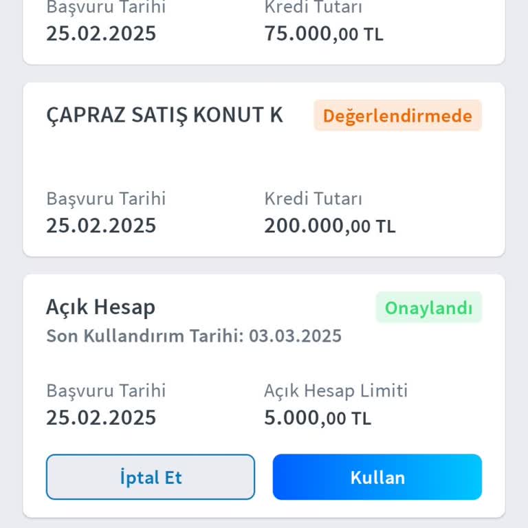 Halkbank'tan Habersiz Kredi Talebi