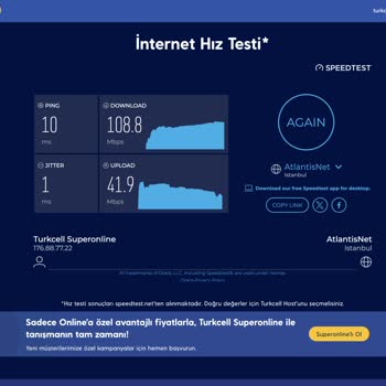 1000 MB Hız Paketi Aldım, 200 MB Hız Alıyorum