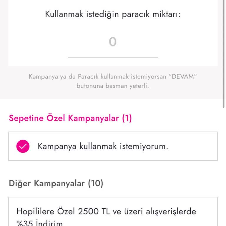 Hopi Uygulaması İle Kampanya Kullanım Sorunu