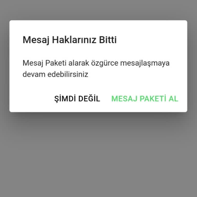 VIP Üyelikte Mesaj Gönderim Sorunu