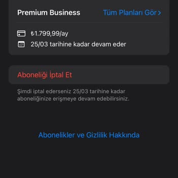 Haksız Premium Üyelik Ücreti Kesintisi