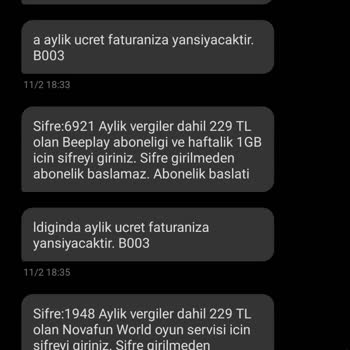 İzinsiz Mobil Ödeme Ve İçerik Servisi Üyelikleri