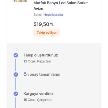 Garanti Kapsamındaki Avize İçin Yetersiz Çözüm