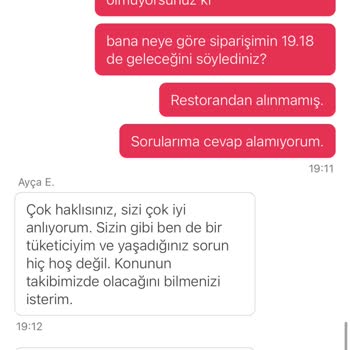 Yemeksepeti Müşteri Hizmetleriyle Zorlu Mücadele