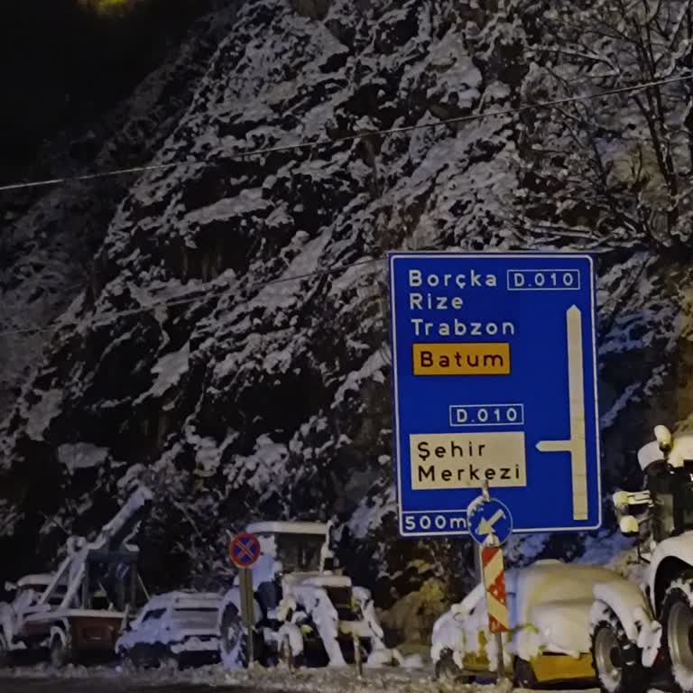 Kapanan Yollarda Mağduriyet: Artvin'de Yarı Yolda Bırakıldık