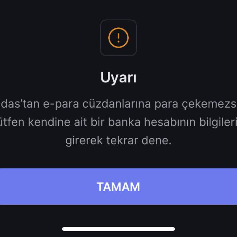 Midas'tan Papara Hesabına Para Çekme Sorunu