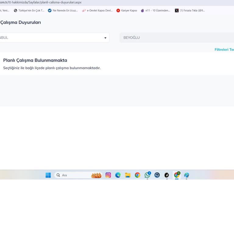 Beklenmedik İnternet Kesintisi Ve Yetersiz Bilgilendirme