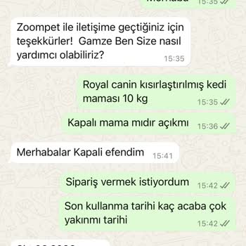 Zoompet Alışverişinde İletişim Sorunu Ve Teslimat Eksikliği