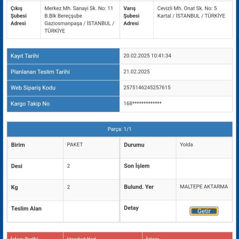 Kargom Teslim Edilmedi Ve Şubeler İletişime Geçmiyor