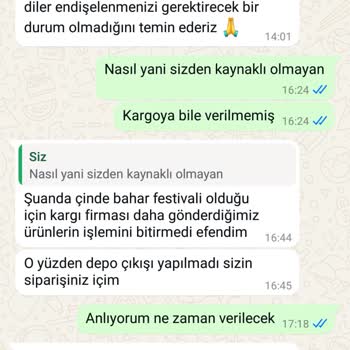 Ürün Teslimatında Sürekli Erteleme Ve Yanıltıcı Bilgilendirme