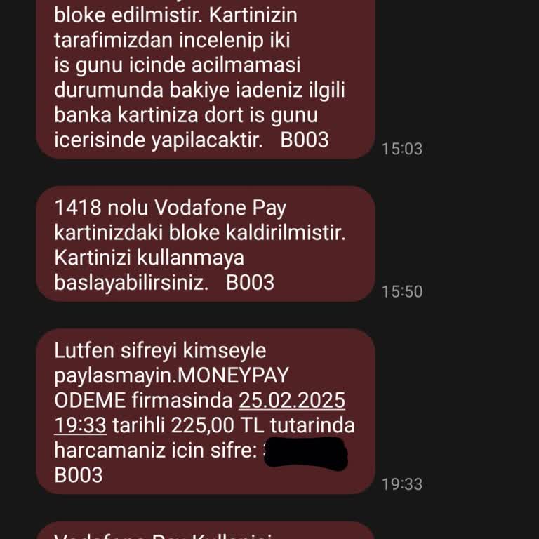 Vodafone Pay İle Migros Yemek Kampanyasında Bloke Sorunu