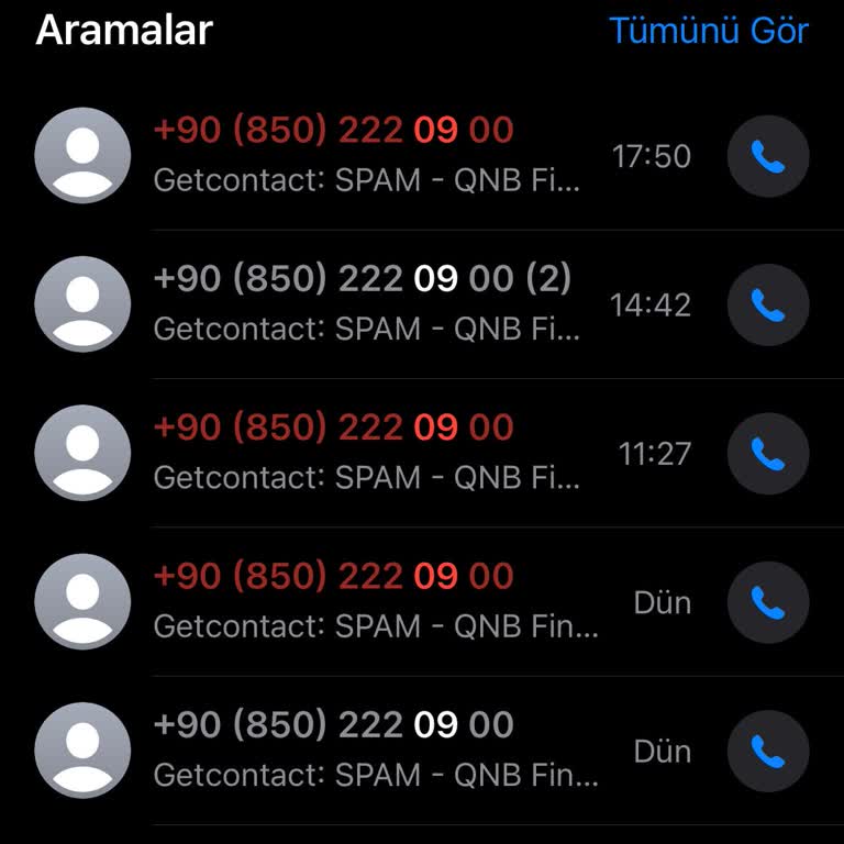 QNB Finansbank'ın Sürekli Aramalarıyla Rahatsızlık