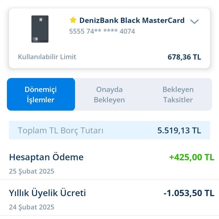 Yıllık Üyelik Ücretinin İadesini İstiyorum
