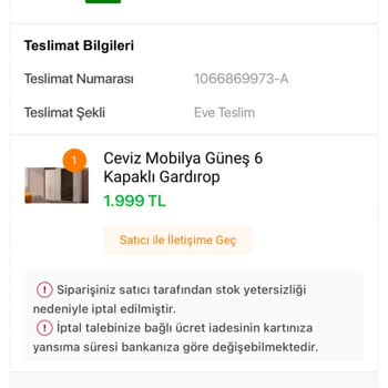 Yanıltıcı Stok Bilgisi İle Hayal Kırıklığı