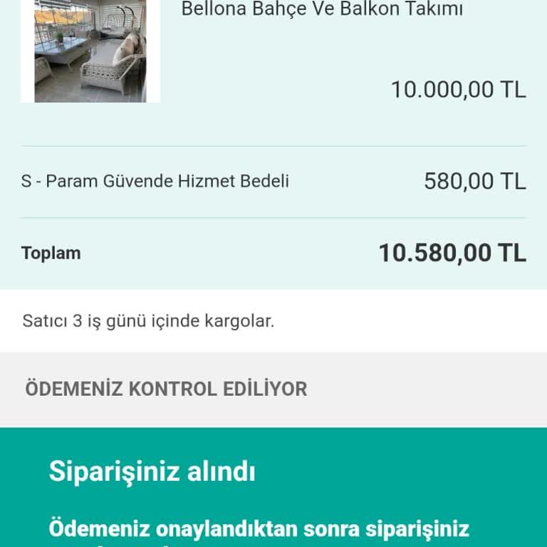 Sahibinden Üzerinden Yapılan Ödeme Sorunu