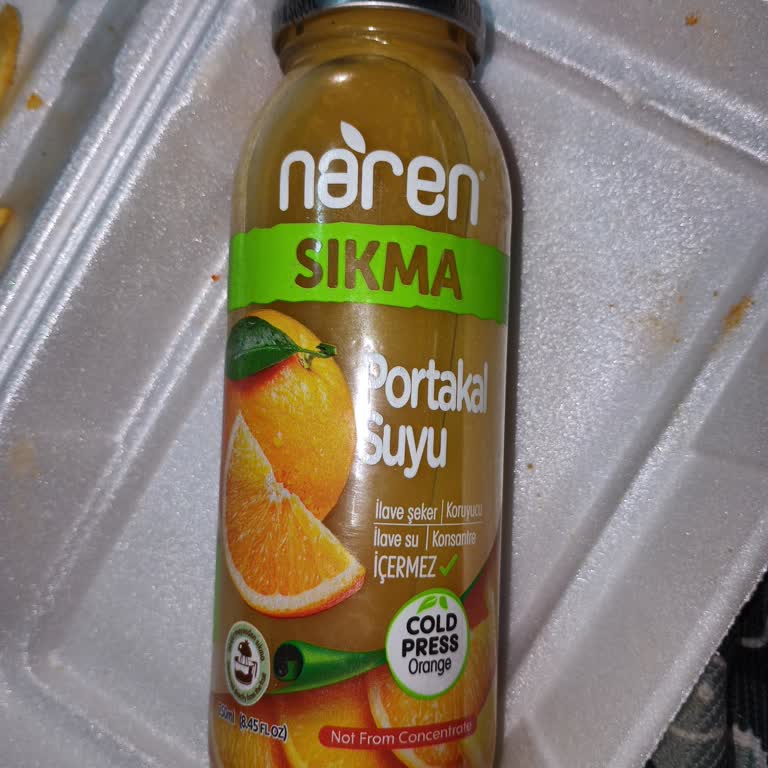 Naren Sıkma Meyve Suları Çürük Meyve Tadı Var