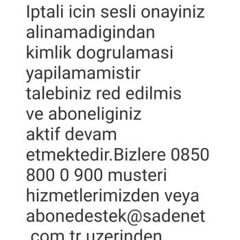 İptal Başvurusu Ve Kullanılmayan İnternetin Faturası