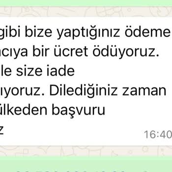 Vize Randevusu Mağduriyeti Ve Para İadesi Sorunu