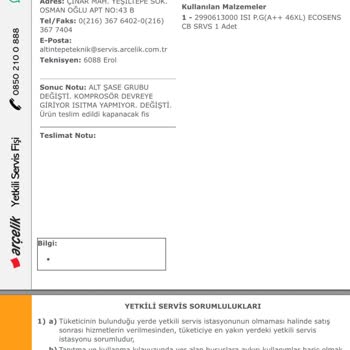 Arızalı Kurutma Makinesi Sorunu Çözülmüyor