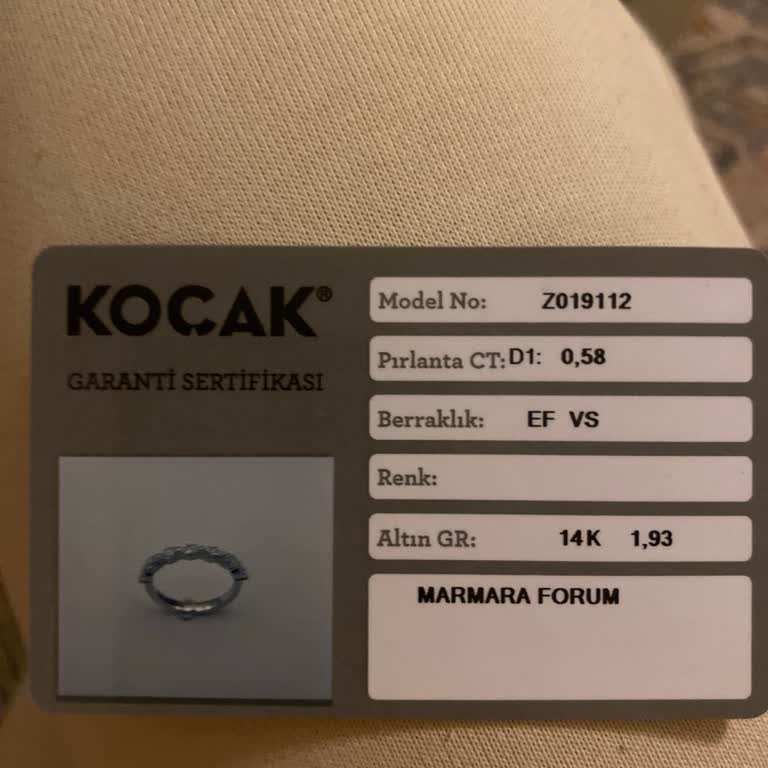 Garanti Kapsamında Olmayan Yüzük Tamiri Ve Ekstra Ücret Talebi