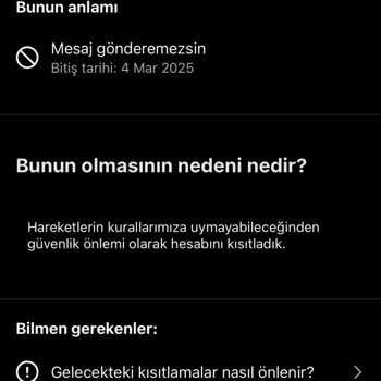 Instagram Haksız Mesaj Kısıtlamaları Ve İletişim Sorunu