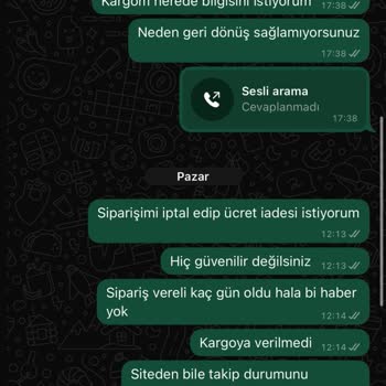 Kürk Siparişim Ortada Yok, Paramı Geri İstiyorum!