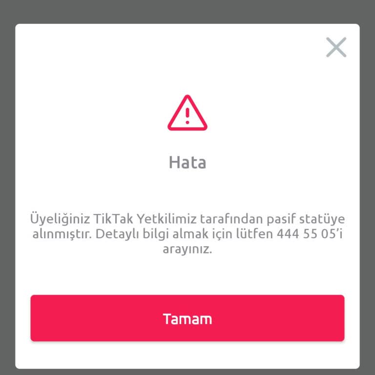 Hiç Kullanmadığım Hesabım Neden Pasif?