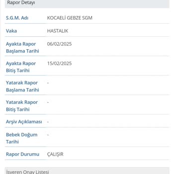 Geciken Rapor Ödemesi Mağduriyeti