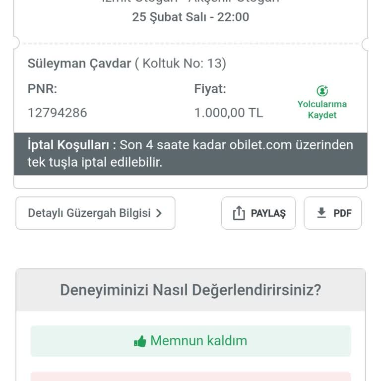 Geciken Otobüs Ve Saygısız Hizmet Deneyimi