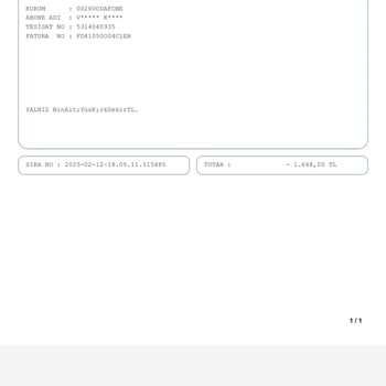 Çift Ödeme Sorunu: Vodafone'dan Geri İade Talebi