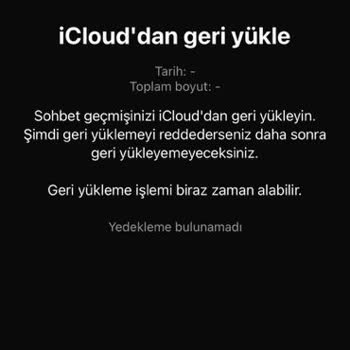 İphone 11'de Aniden Kaybolan WhatsApp Uygulaması Ve Veriler