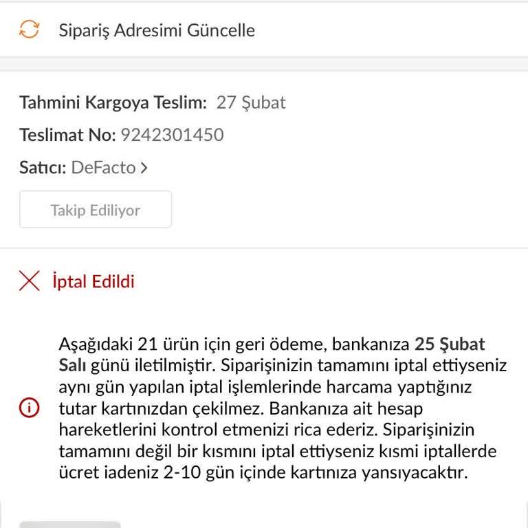 Kampanya Mağduriyeti: İptal Edilen Siparişler