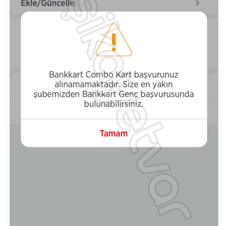 Bankkart Genç Kartın Kredi Özelliği Aktifleştirilemiyor