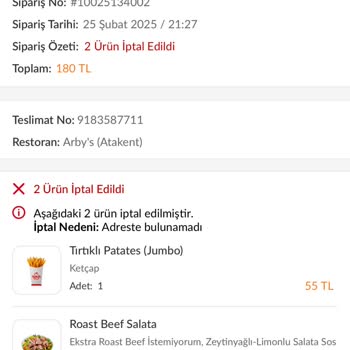 Siparişim Nerede? Yanıltıcı Teslimat Bildirimi