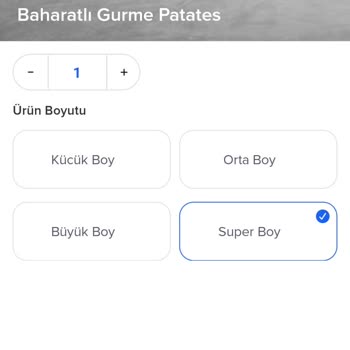Domino's Pizza Süper Boy Patates Hayal Kırıklığı