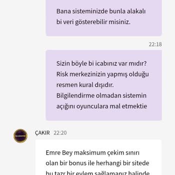 Kazançlarımın İptali Ve Çekim Taleplerimin Reddedilmesi