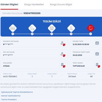 Kargo Teslimatında Yanlış Ücretlendirme Ve Adres Sorunu